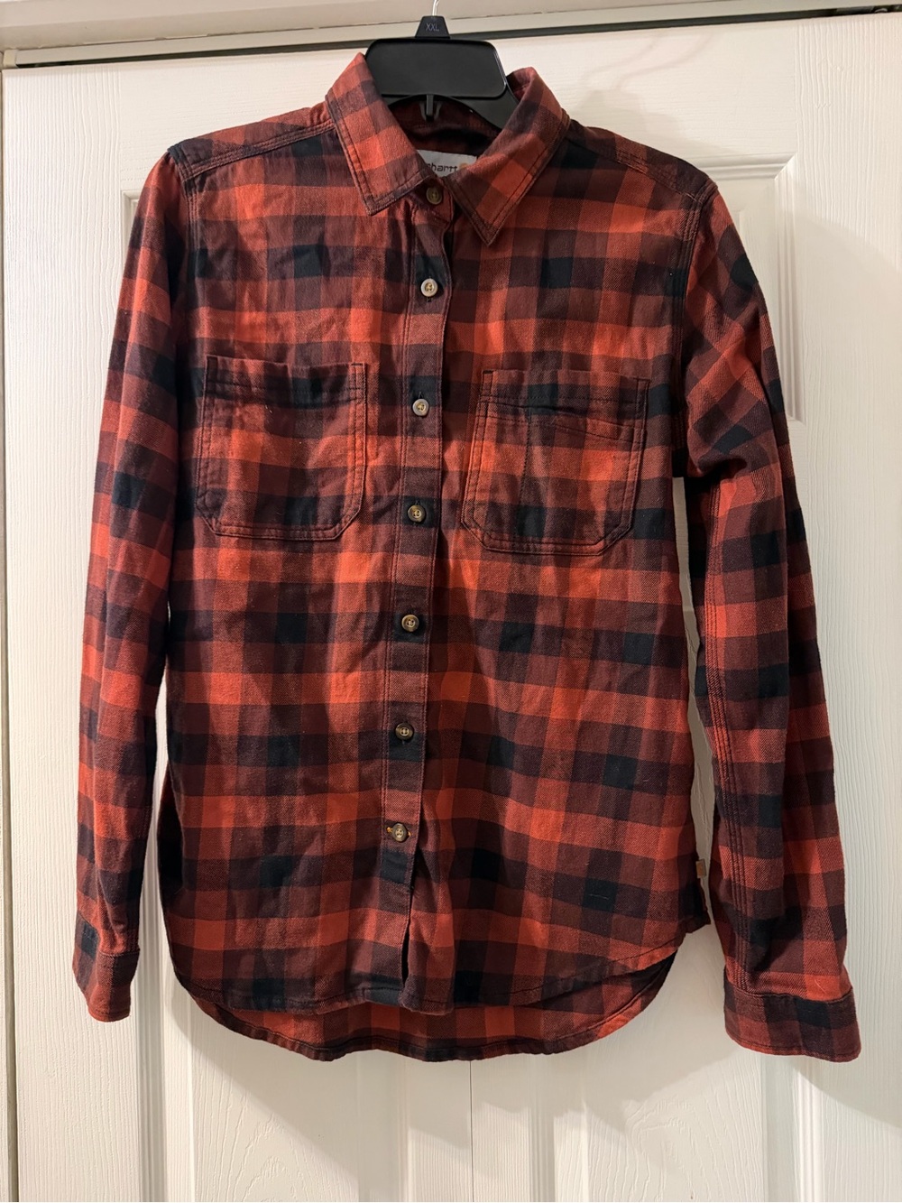 Carhartt Women's Rugged Flex Hamilton Flannel Shirt Size M